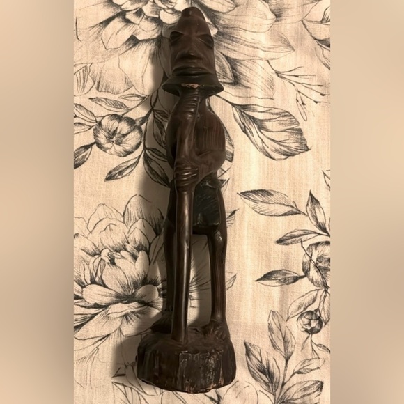 NWOT Bundle TWO Home Decor African Wooden Masks - Picture 5 of 6